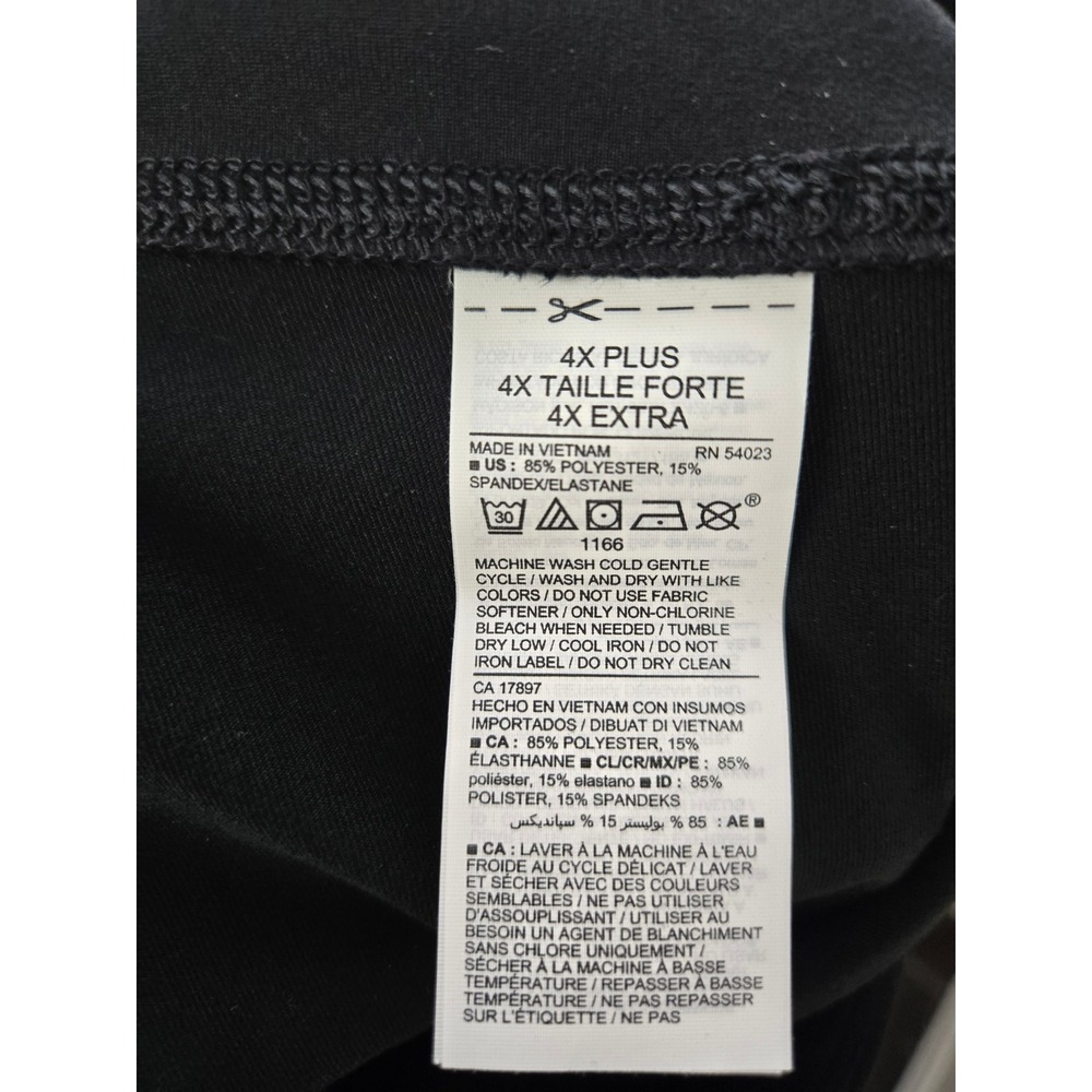 Old‎ Navy Active Elevate Go-Dry Leggings Black Plus 4X Medium Compression - Picture 9 of 9